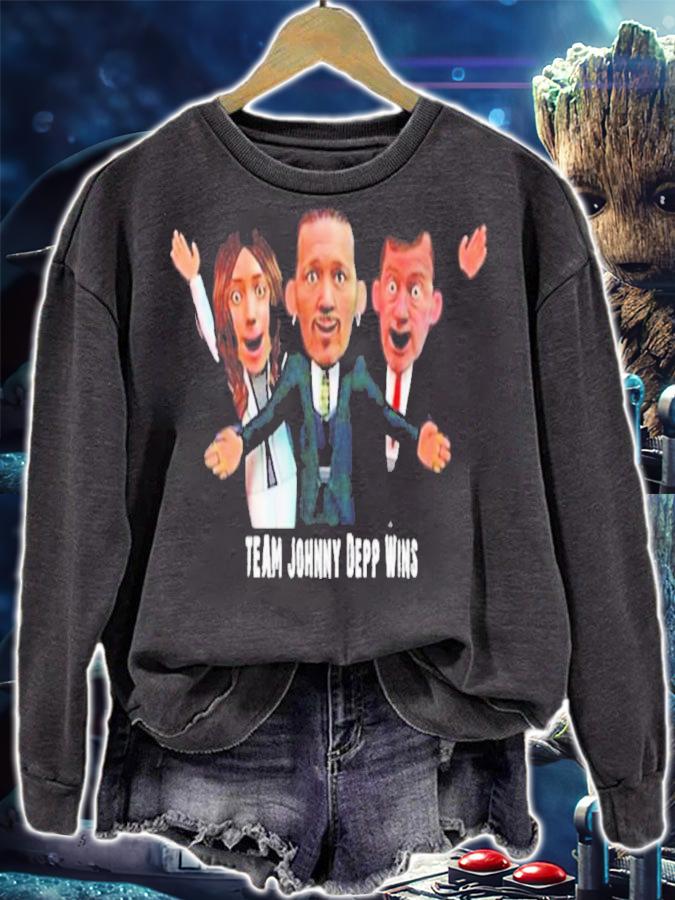 Congratulations Team Johnny Depp Wins T-Shirt t-shirt sweatshirt