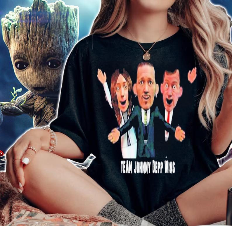 Congratulations Team Johnny Depp Wins T-Shirt t-shirt woman shirt
