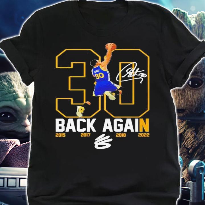 Curry Dunk Back Again MVP NBA Finals 2022 Shirt t-shirt