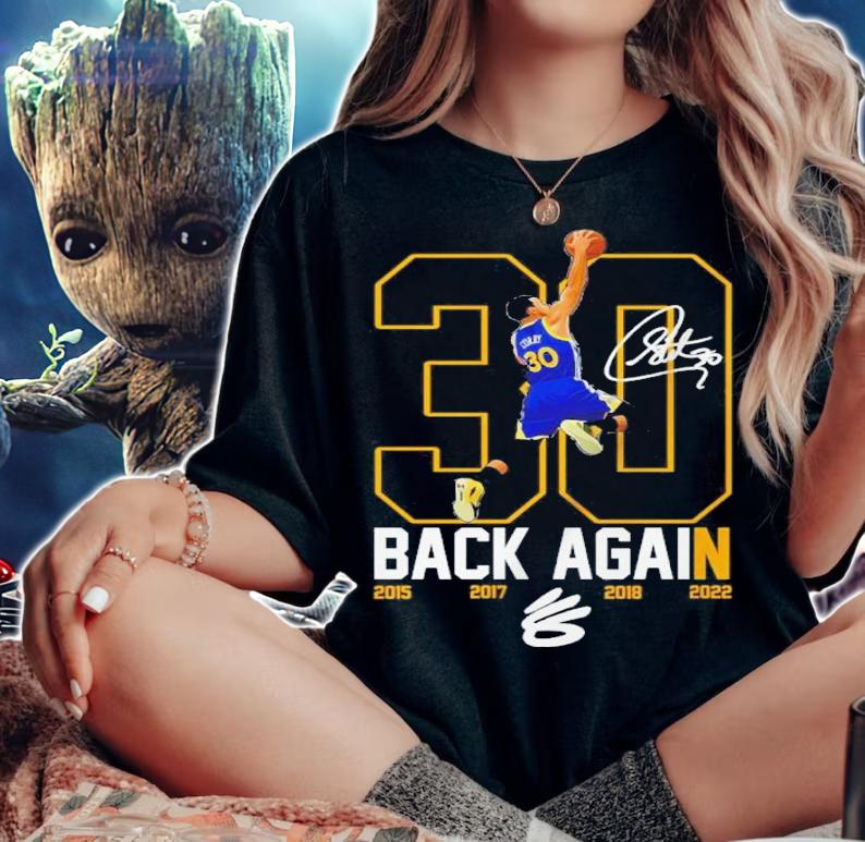 Curry Dunk Back Again MVP NBA Finals 2022 Shirt t-shirt