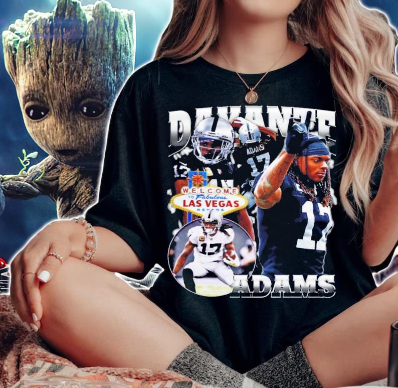Davante Adams Las Vegas Raiders 90s Bootleg Shirt t-shirt
