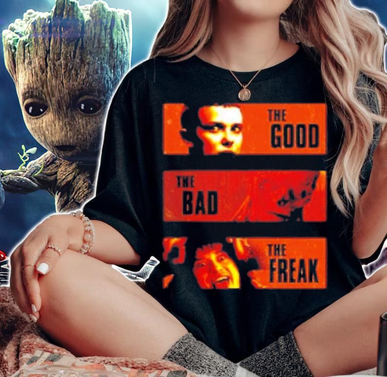 Eddie Munson The Good The Bad And The Freak Shirt t-shirt woman shirt