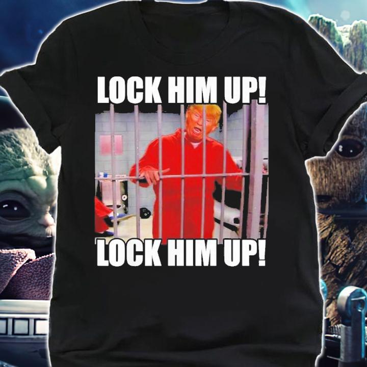 FBI Raids Trump's Mansion Lock Him Up Trump Orange Jumpsuit Shirt t-shirt shirt