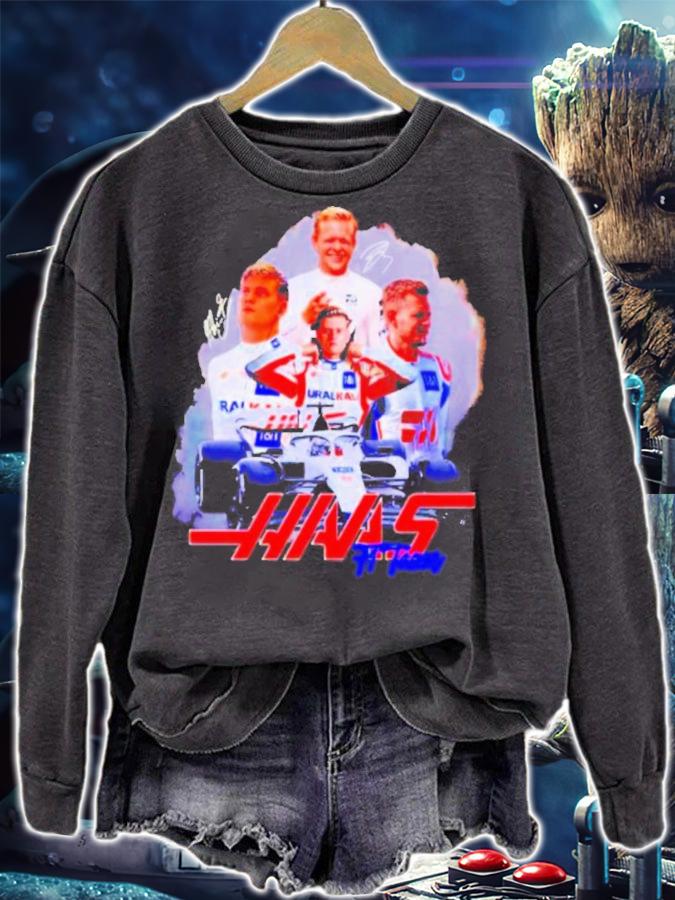 Formula 1 Haas Mazepin F1 Team Racing Kevin Magnussen Signatures Shirt t-shirt sweatshirt