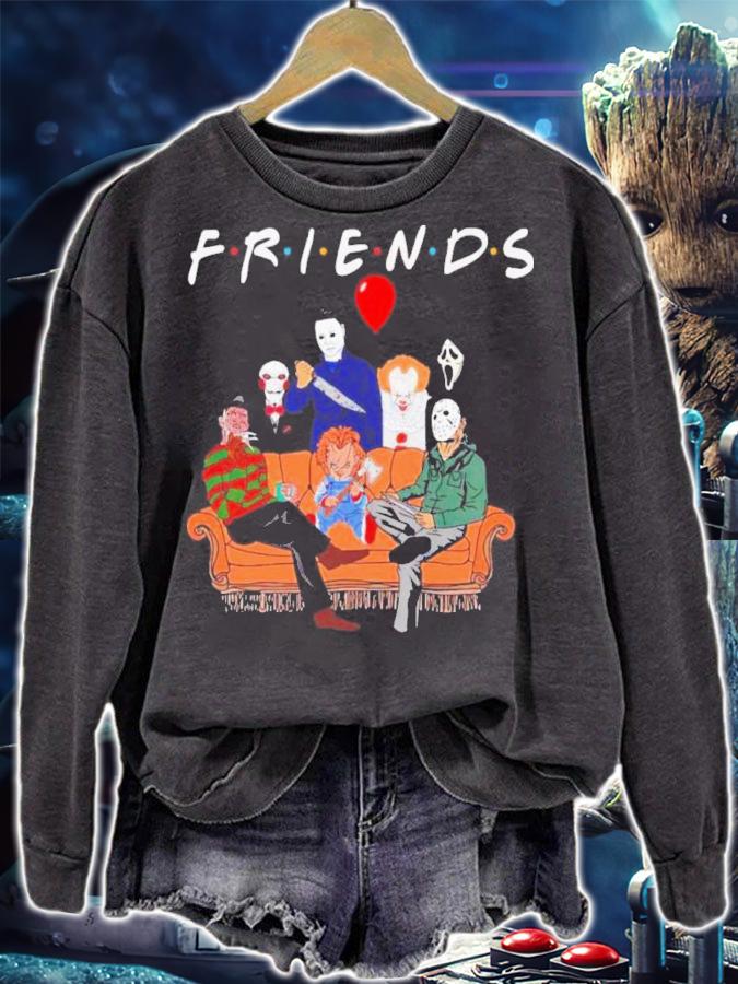 Friends Horror Halloween Characters Shirt t-shirt sweatshirt