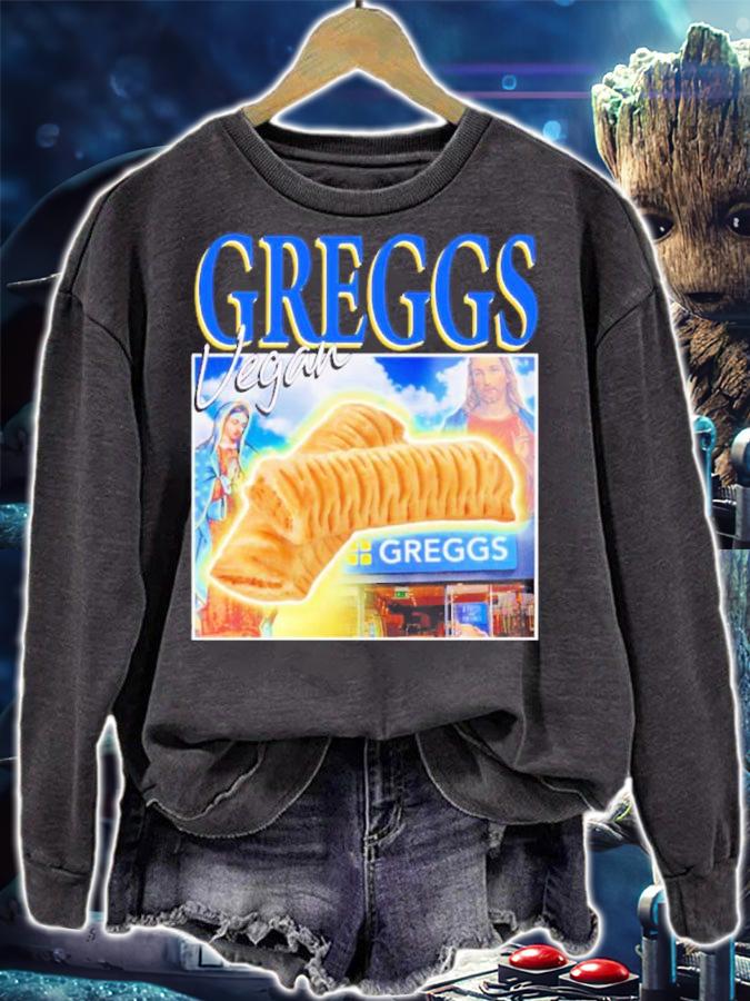 Greggs Vegan Shirt t-shirt sweatshirt