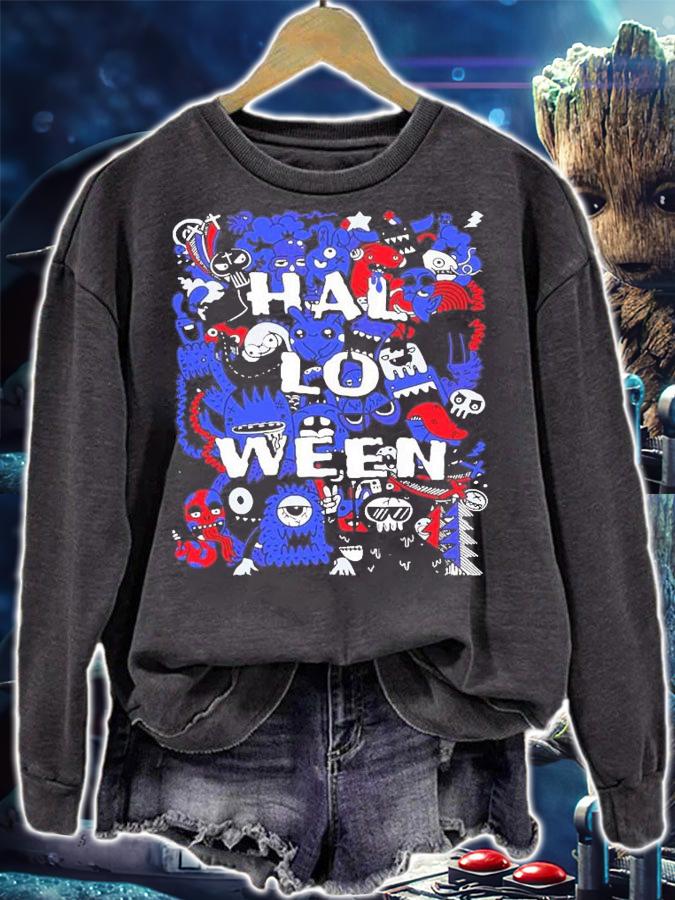 Halloween Doodle T-Shirt t-shirt sweatshirt