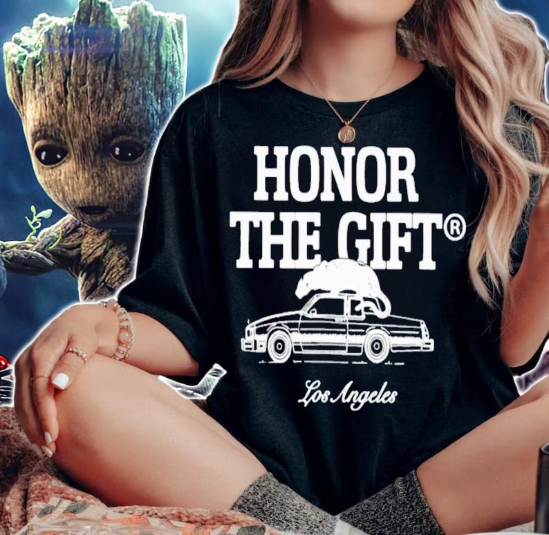 Honor The Gift Los Angeles T-Shirt t-shirt woman shirt
