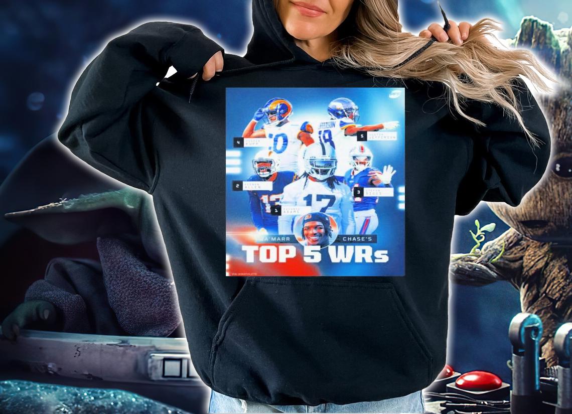 Ja'Marr Chase Top 5 WRs Shirt t-shirt