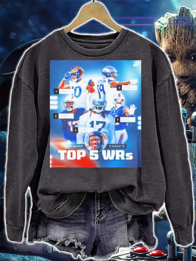 Ja'Marr Chase Top 5 WRs Shirt t-shirt