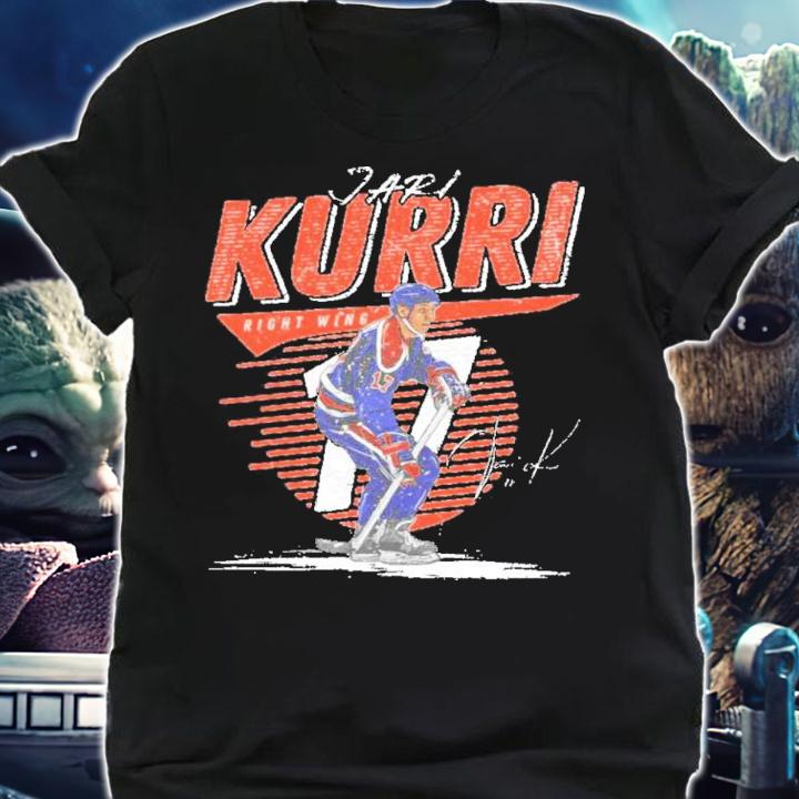 Jari Kurri Edmonton Comet Hockey Signatures Shirt t-shirt shirt