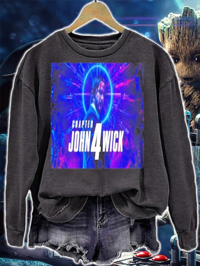 Keanu Reeves John Wick Chapter 4 Action Shirt t-shirt sweatshirt