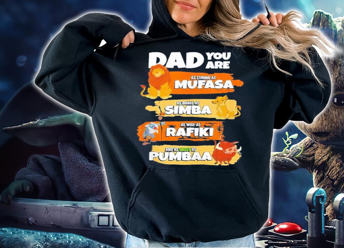 Lion King Dad You Are Word Stack Shirt t-shirt
