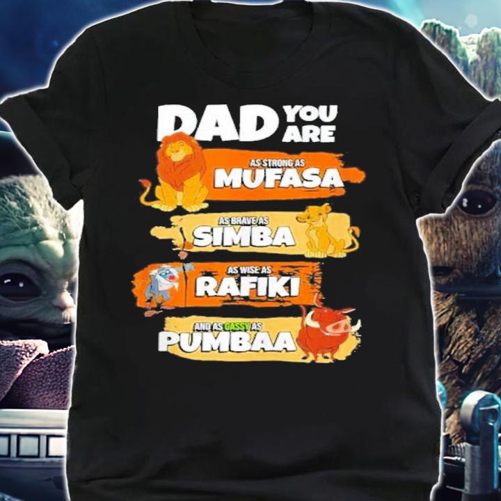 Lion King Dad You Are Word Stack Shirt t-shirt