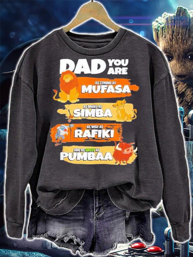 Lion King Dad You Are Word Stack Shirt t-shirt