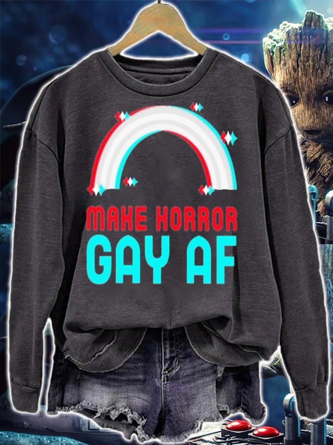Make Horror Gay Af T-Shirt t-shirt sweatshirt