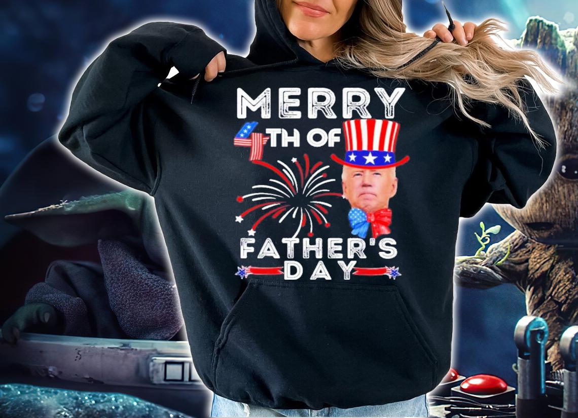Merry 4th Of Father's Day 4th of July 2022 Shirt t-shirt