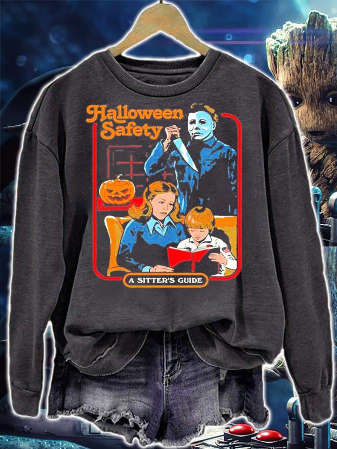 Michael Myers Halloween Safety A Sitter's Guide T-Shirt t-shirt