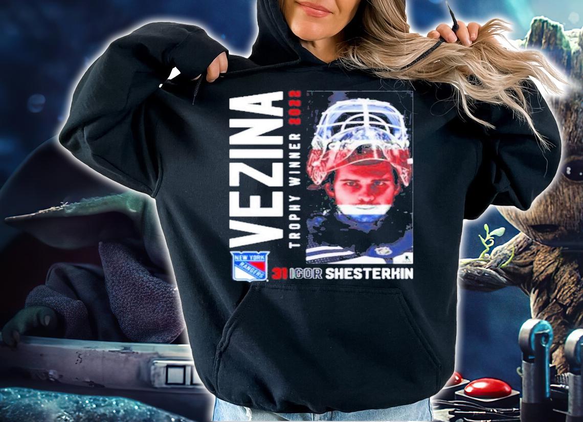 New York Rangers Igor Shesterkin 2022 Vezina Trophy Winner Shirt t-shirt