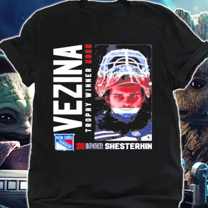 New York Rangers Igor Shesterkin 2022 Vezina Trophy Winner Shirt t-shirt
