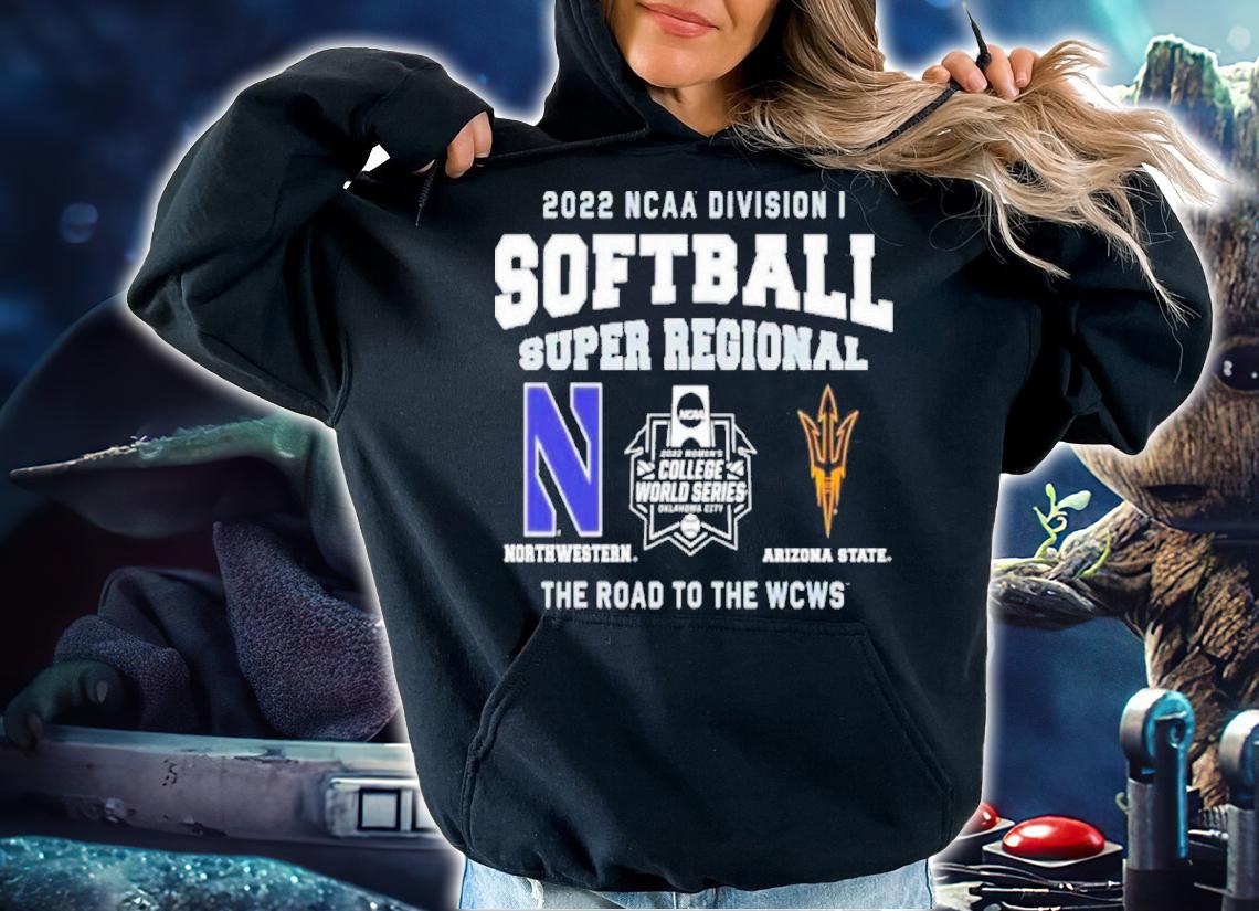 Northwestern Vs Arizona State NCAA D-I Softball Super Regional WCWS Shirt t-shirt