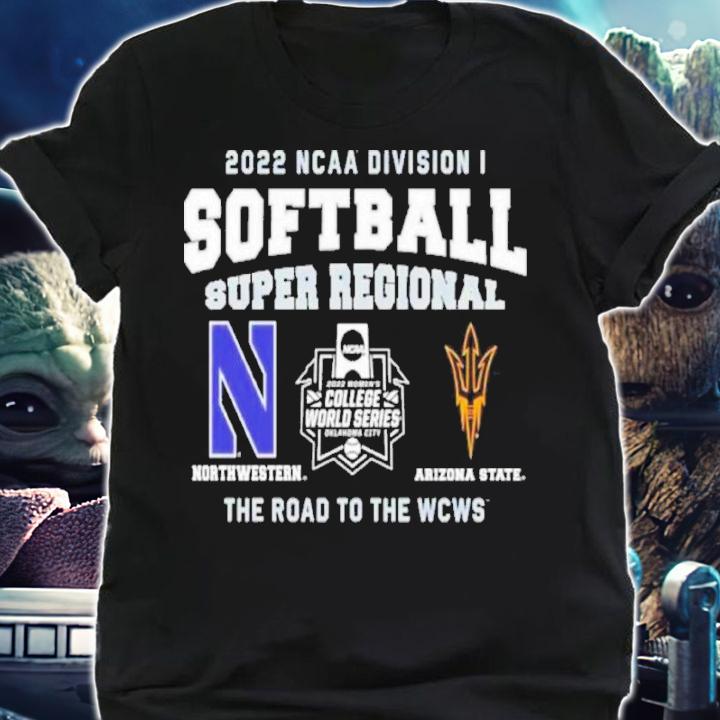 Northwestern Vs Arizona State NCAA D-I Softball Super Regional WCWS Shirt t-shirt