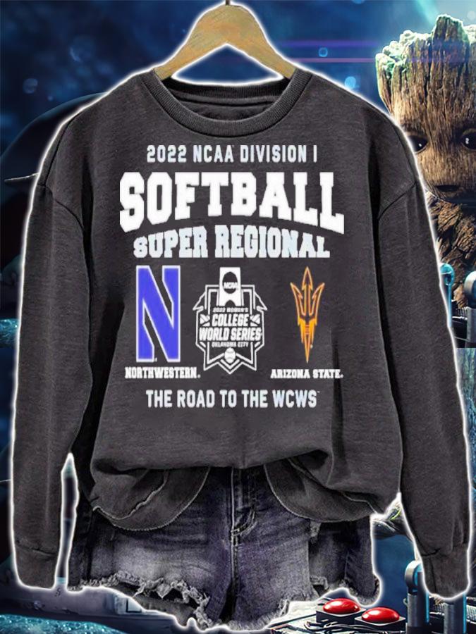 Northwestern Vs Arizona State NCAA D-I Softball Super Regional WCWS Shirt t-shirt