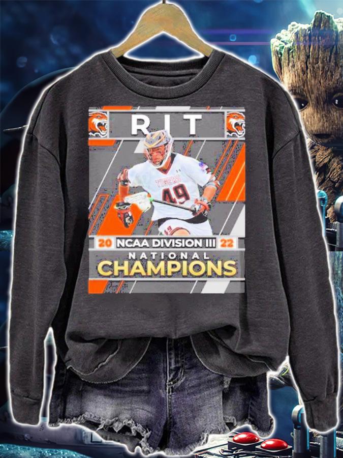 RIT 2022 Division III Men's Lacrosse National Champions Shirt t-shirt sweatshirt