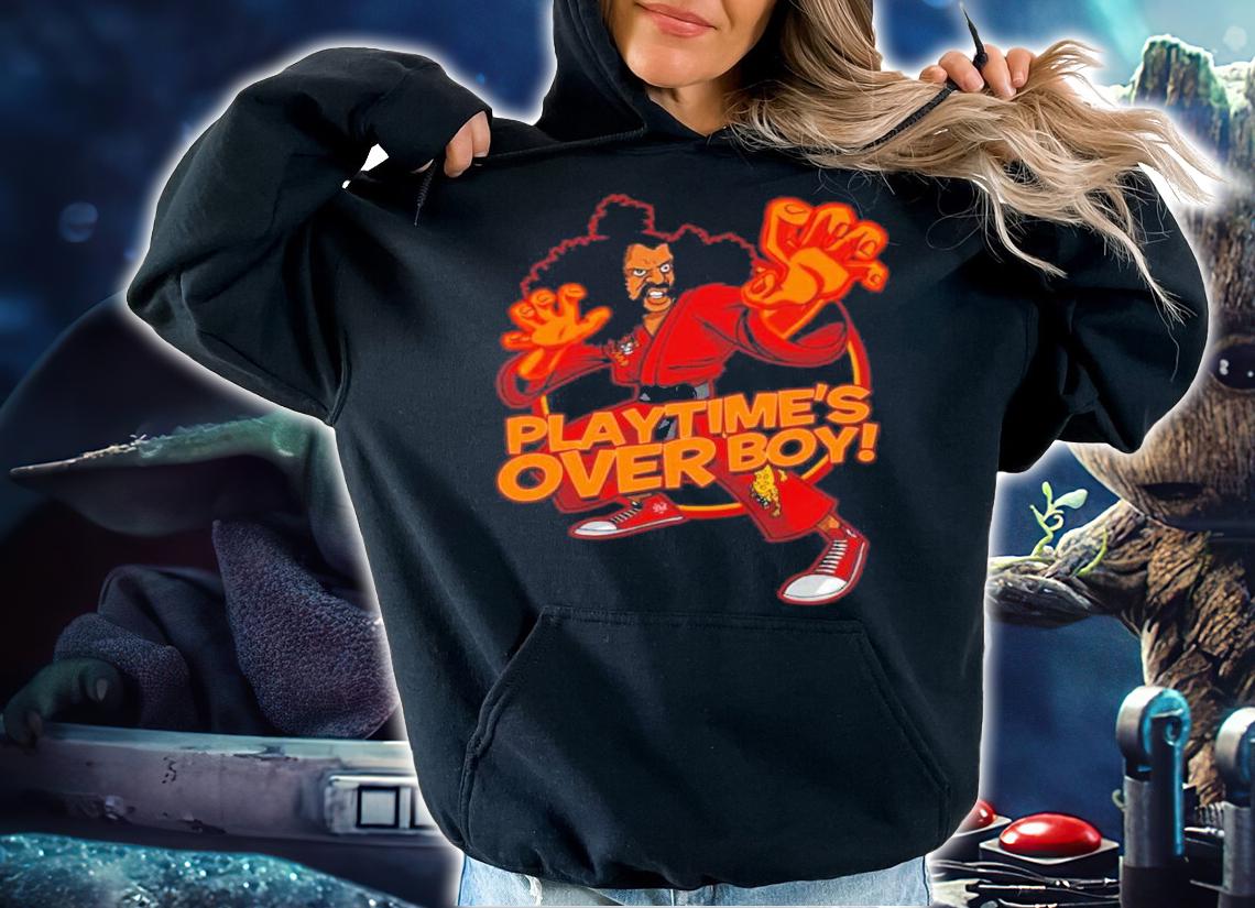 Sho Nuff Playtime's Over Boy 1985 Shirt t-shirt