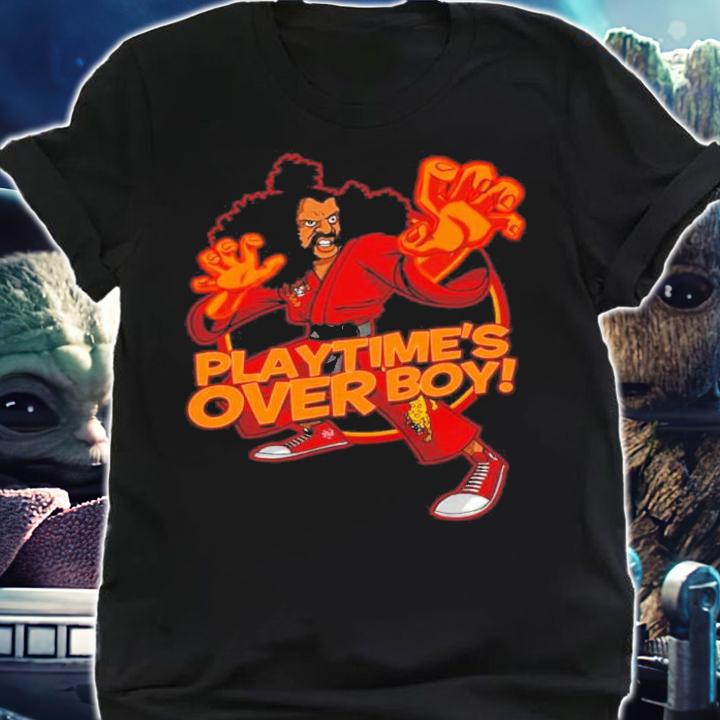 Sho Nuff Playtime's Over Boy 1985 Shirt t-shirt