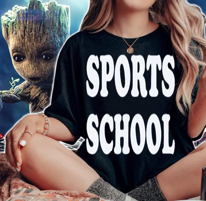 Sports school T-shirt t-shirt woman shirt