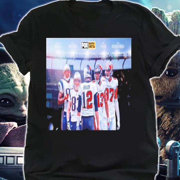 Tom Brady's Greatest Pass-Catchers List Includes Gronk Moss Shirt t-shirt shirt