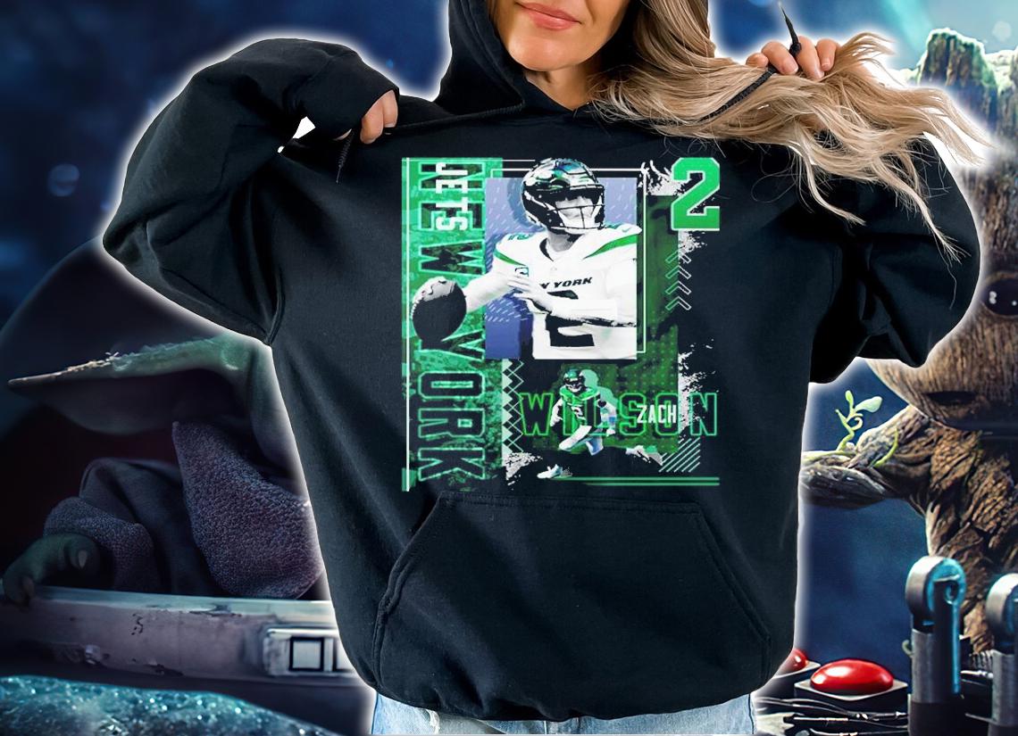 Zach Wilson Football Paper Graphic Shirt t-shirt hoodie