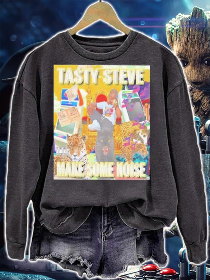 Tasty Steve Make Some Noise 2022 Steve Scott T-Shirt t-shirt sweatshirt