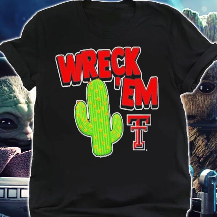 Texas Tech Football Wreck 'Em Cactus Shirt t-shirt