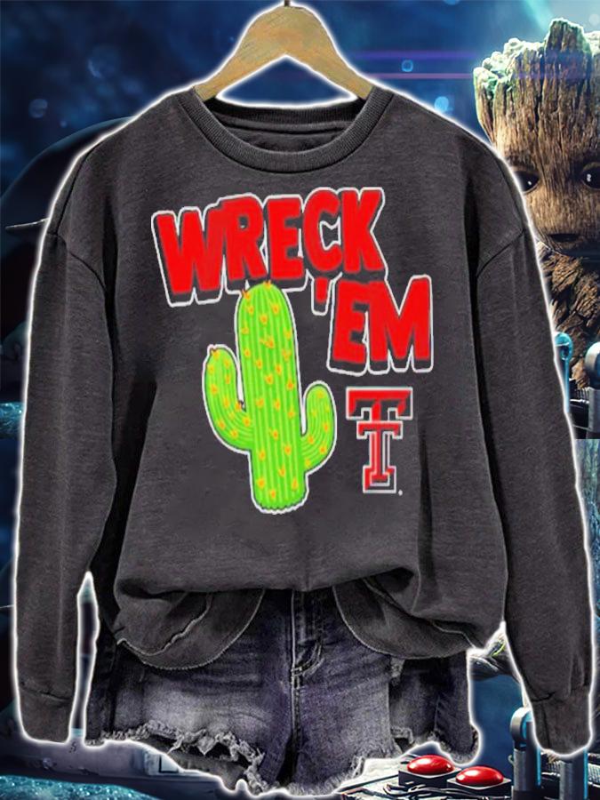Texas Tech Football Wreck 'Em Cactus Shirt t-shirt