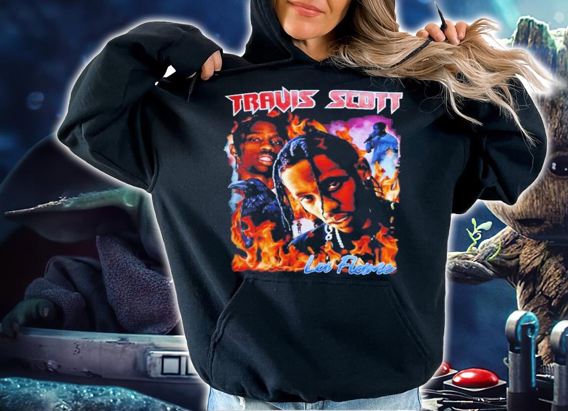 Travis Scott La Flame Retro Shirt t-shirt hoodie