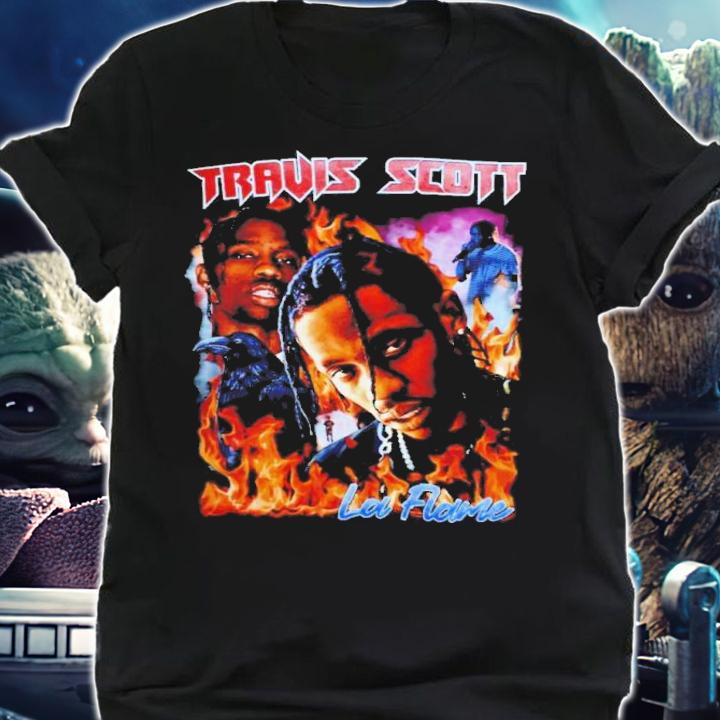 Travis Scott La Flame Retro Shirt t-shirt shirt