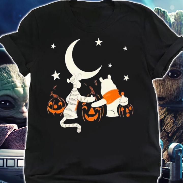 Winnie The Pooh Halloween Tigger And Pooh Pumpkins Shirt t-shirt shirt
