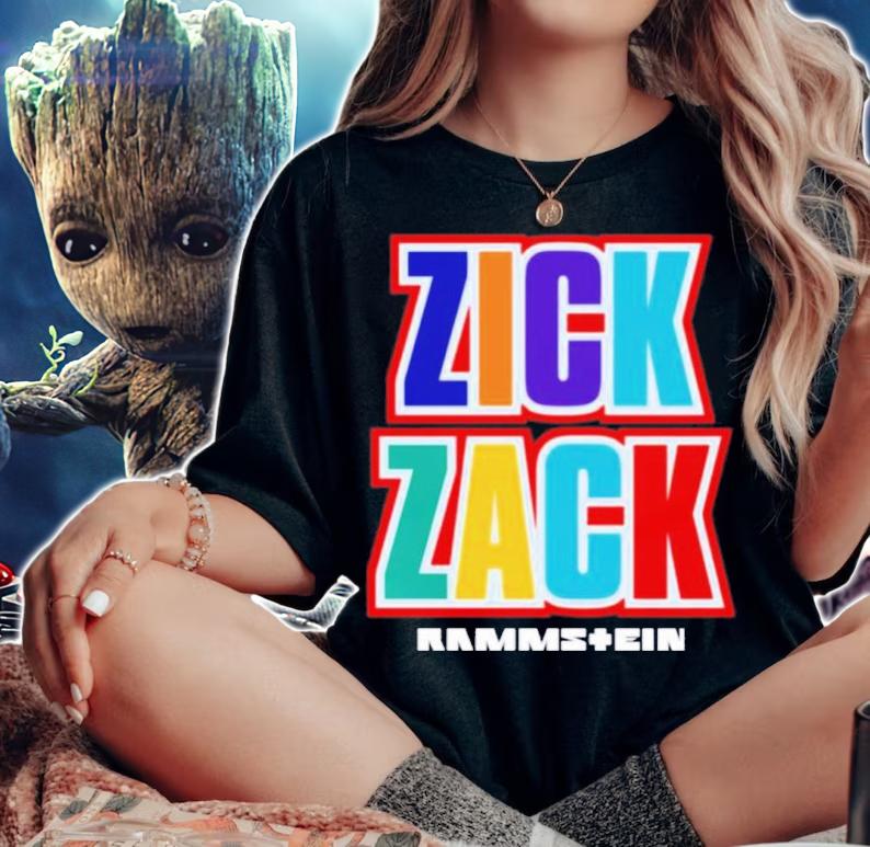Zick Zack Rammstein Shirt t-shirt woman shirt