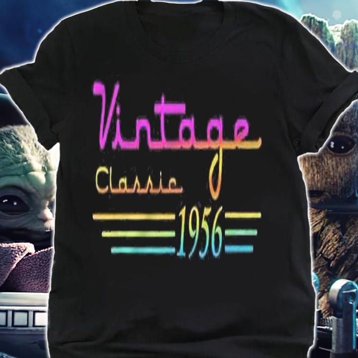 65Th Birthday 65 Years Old Vintage Retro 1956 Birthday Shirt t-shirt shirt