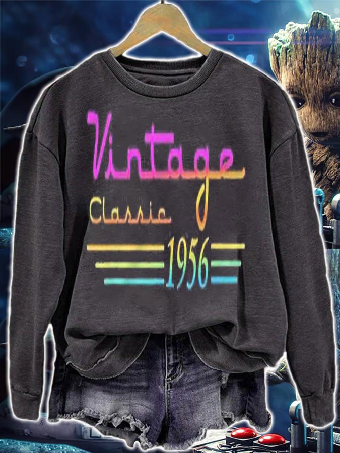 65Th Birthday 65 Years Old Vintage Retro 1956 Birthday Shirt t-shirt sweatshirt
