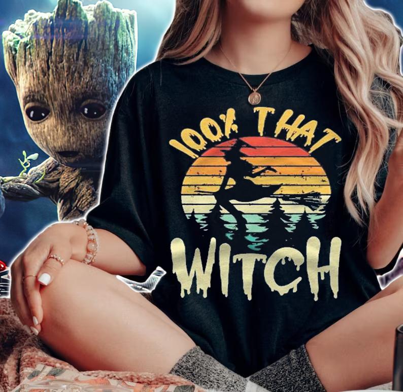100 Percent That Witch Halloween Witch Squad Witchcraft Shirt t-shirt woman shirt
