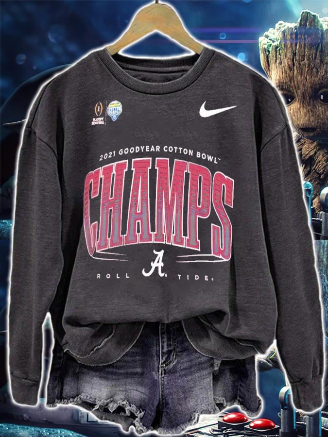 2021 Goodyear Cotton Bowl Champs Roll Alabama Tide shirt t-shirt sweatshirt