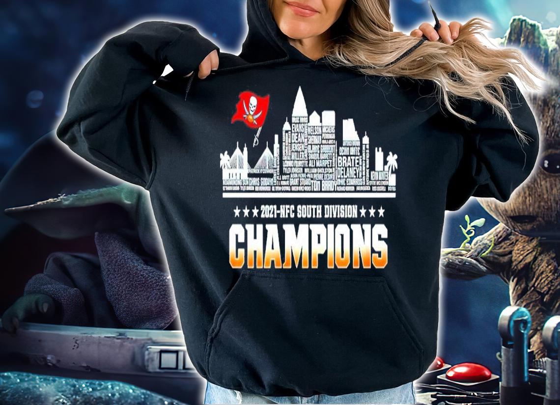 2021 Tampa Bay Buccaneers NFC South Division Champions Shirt t-shirt hoodie