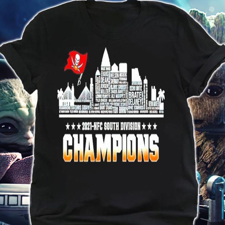 2021 Tampa Bay Buccaneers NFC South Division Champions Shirt t-shirt shirt