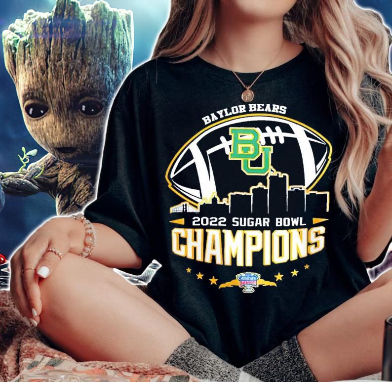 2022 Sugar Bowl Champions NCAA Graphic Baylor Bears shirt t-shirt woman shirt