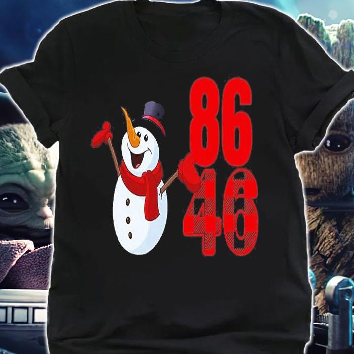 86 46 All I Want For Christmas Dear Santa 86 America President 46 T-Shirt t-shirt shirt