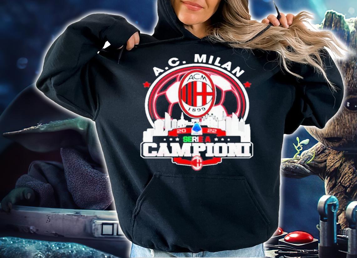 AC Milan 2022 Serie A Champions Shirt t-shirt hoodie
