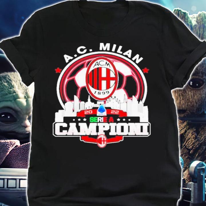 AC Milan 2022 Serie A Champions Shirt t-shirt shirt